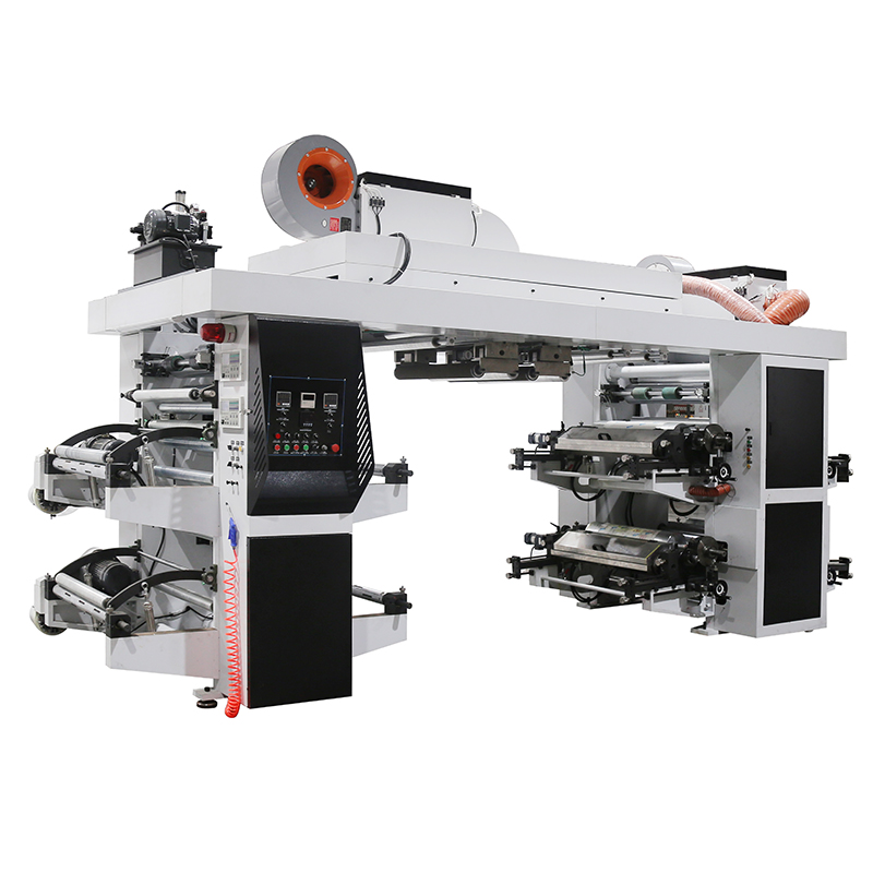 Machine d'impression flexographique de type empilé 4 couleurs