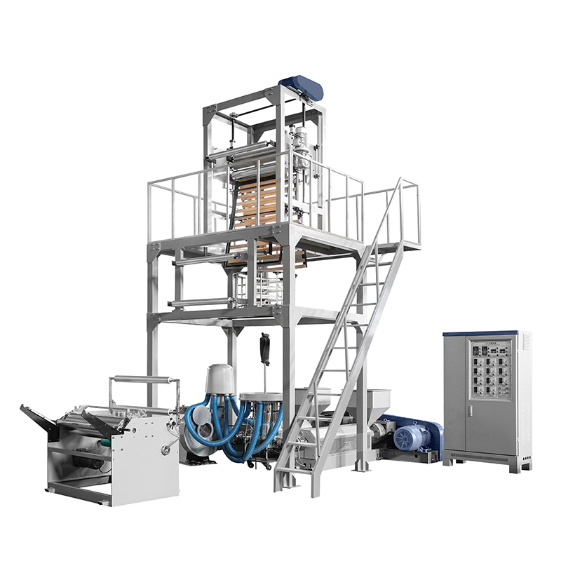 Machine de soufflage de film HDPE coextrudé trois couches haute vitesse série ABA